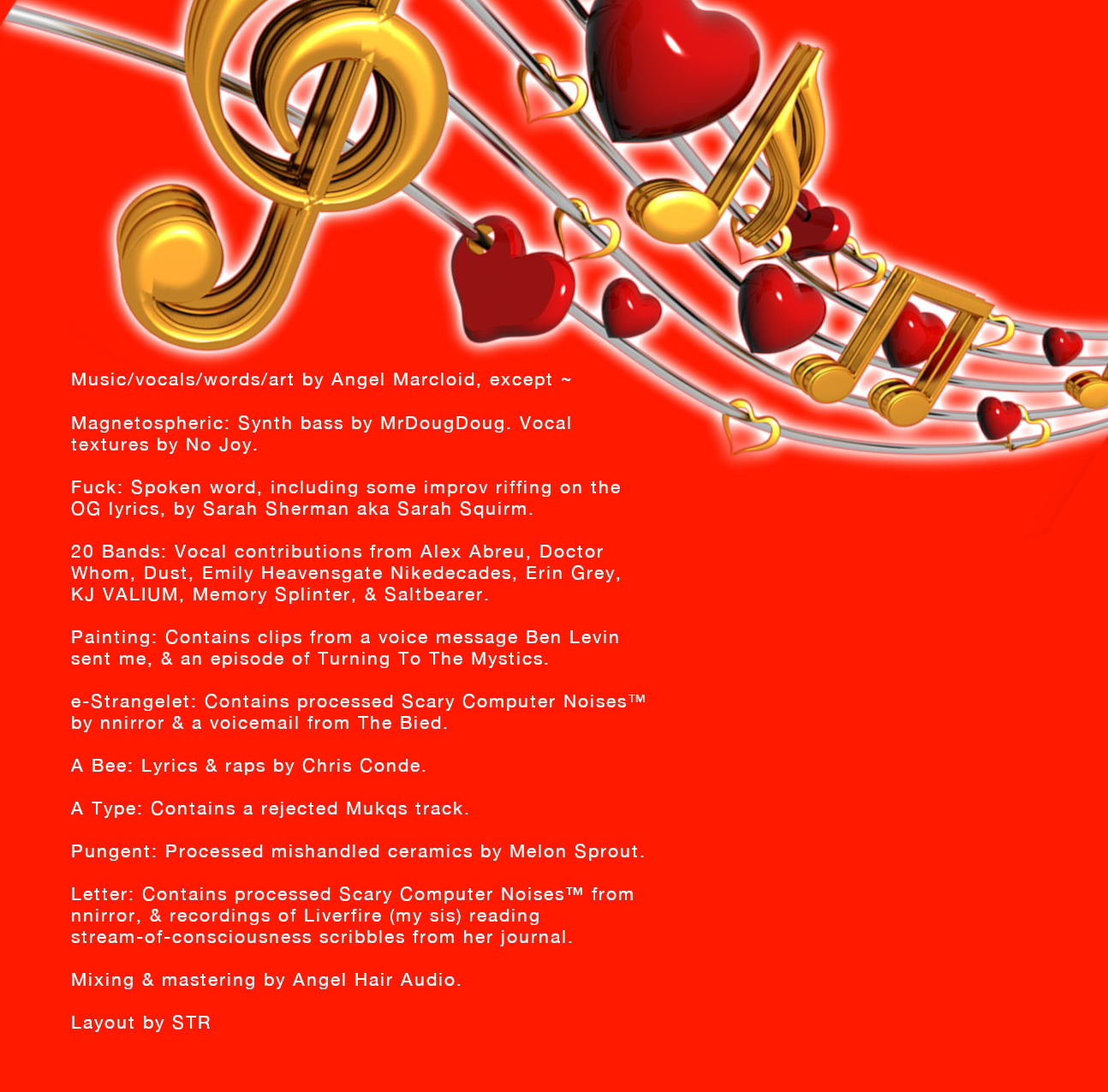 Angelwings Marmalade "As The Motherboard Watched Back" Cassette Tape