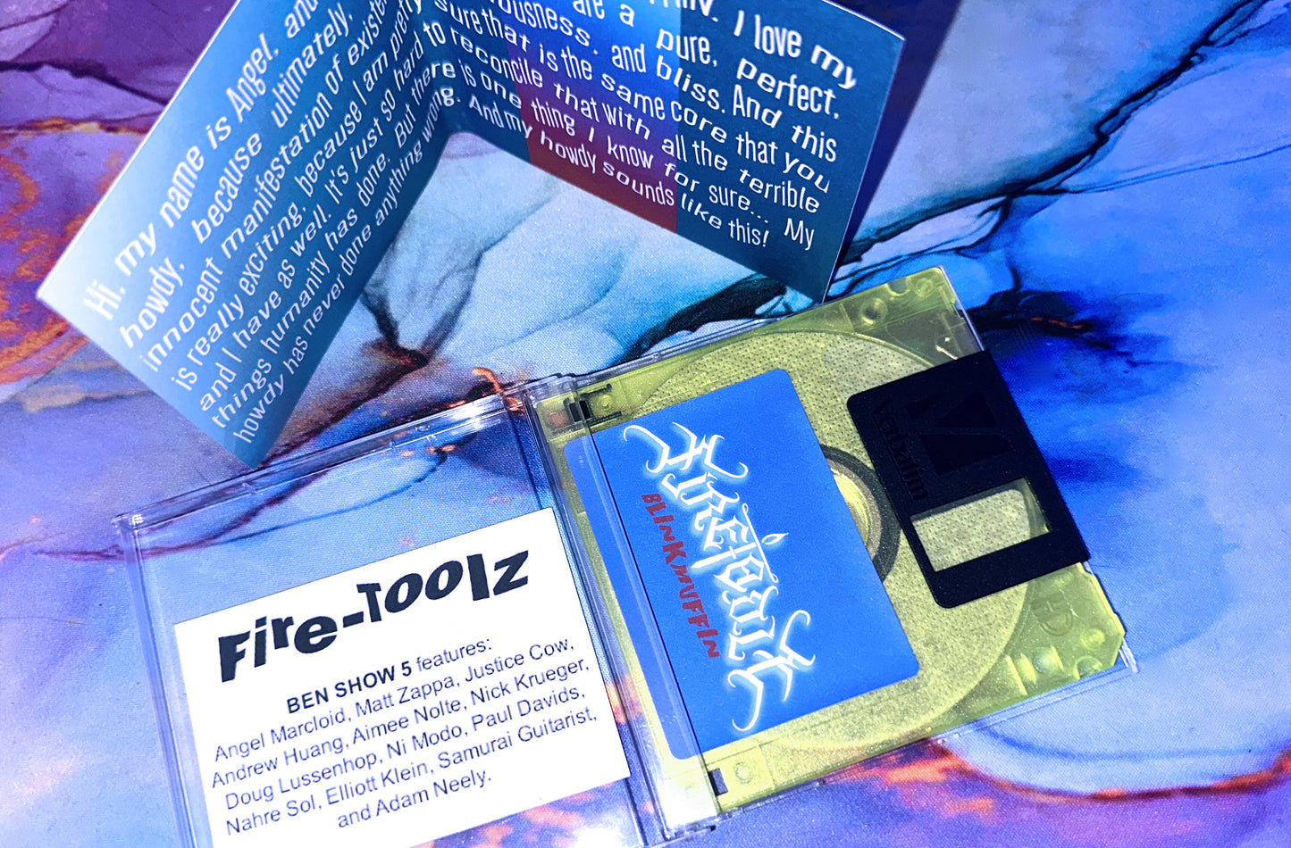 Fire-Toolz "BLINKMUFFIN" 3.5" Floppy Disk