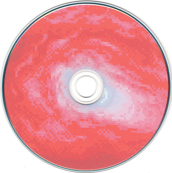 Orange CD on a white background