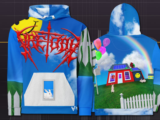 Fire-Toolz "Breeze" Unisex All-Over Print Soft & Cozy Hoodie